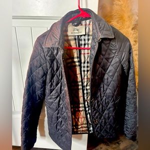 Burberry navy blue coat